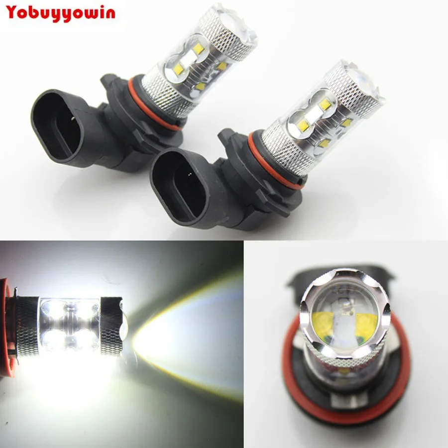 

Free shipping 2PCS 50W Max-Capacity High Power CREE Chips Led 9005 HB3 9006 hb4 LED Fog Lights DRL Headlights Bulbs