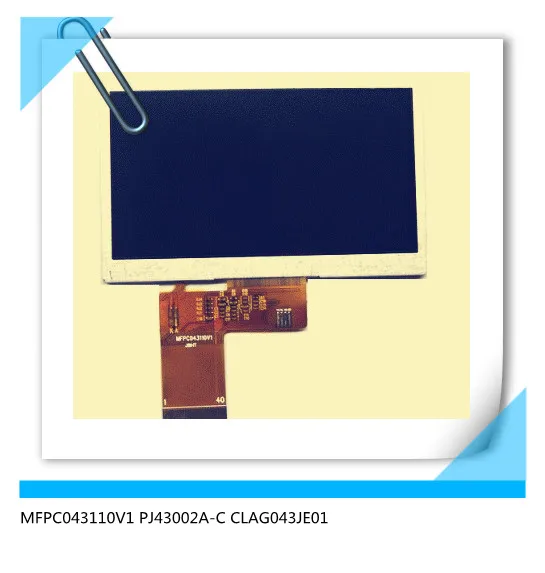 MFPC043110V1 PJ43002A-C CLAG043JE01 Новый 3,5-дюймовый ЖК-экран и сенсорный экран
MFPC043110V1 PJ43002A-C CLAG043JE01 Новый 3,5-дюймовый ЖК-экран и сенсорный экран