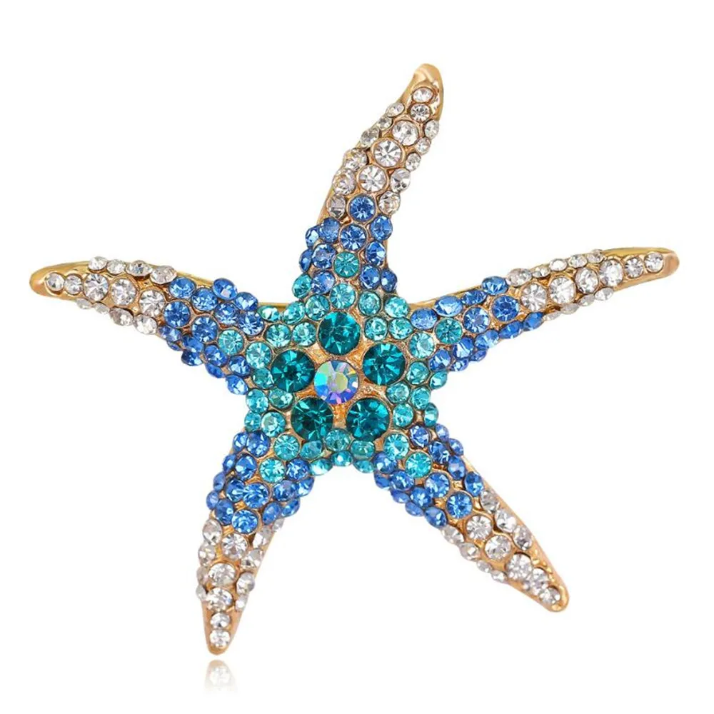 MHS.SUN 1PC/Lot Newest Bling Rhinestone Star Fish Girls Brooch Jewlery European Fashion Crystal Animal Brooches Women Jewelry
MHS.SUN 1PC/Lot Newest Bling Rhinestone Star Fish Girls Brooch Jewlery European Fashion Crystal Animal Brooches Women Jewelry