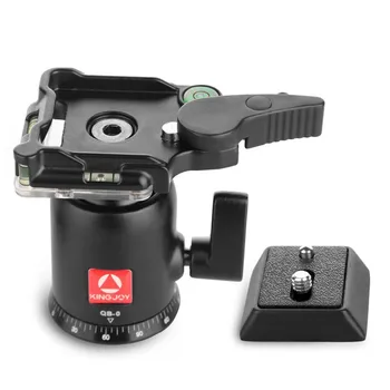 Portable Mini Camera Video Tripod Ball Head with 1/4" Threaded Quick Release Plate for DSLR Cameras KINGJOY QB-0
Portable Mini Camera Video Tripod Ball Head with 1/4" Threaded Quick Release Plate for DSLR Cameras KINGJOY QB-0