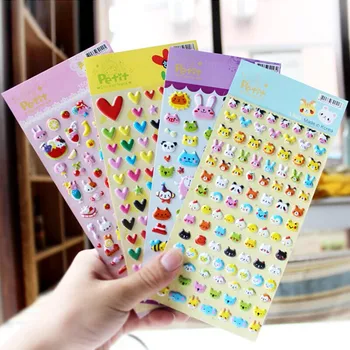 4 Sheets Korean Stationery Heart Cartoon Animal Kawaii Stickers Lovely 3D Decoration Stickers Album Dairy Phone Laptop Decor
4 Sheets Korean Stationery Heart Cartoon Animal Kawaii Stickers Lovely 3D Decoration Stickers Album Dairy Phone Laptop Decor
