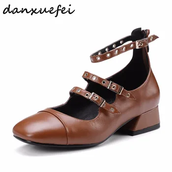 Women's genuine leather ankle strap back zip Mary Jane flats brand designer square toe hollow-out rivet comfortable shoes sale
Women's genuine leather ankle strap back zip Mary Jane flats brand designer square toe hollow-out rivet comfortable shoes sale