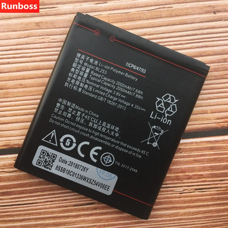 Runboss 2050mAh BL253 Battery For Lenovo A2010 Bateria A 2010 / BL 253 BL-253 A1000 A1000m A 1000 Mobile Phone
Runboss 2050mAh BL253 Battery For Lenovo A2010 Bateria A 2010 / BL 253 BL-253 A1000 A1000m A 1000 Mobile Phone