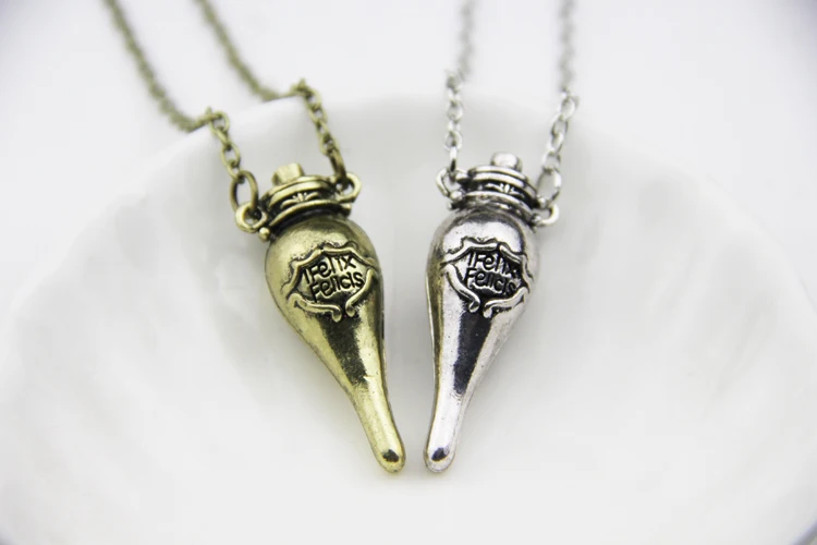 2017 Fashion Jewelry Vintage Charm HP Felix Felicis Potion Bottle Pendant Necklace For Men And Women
2017 Fashion Jewelry Vintage Charm HP Felix Felicis Potion Bottle Pendant Necklace For Men And Women