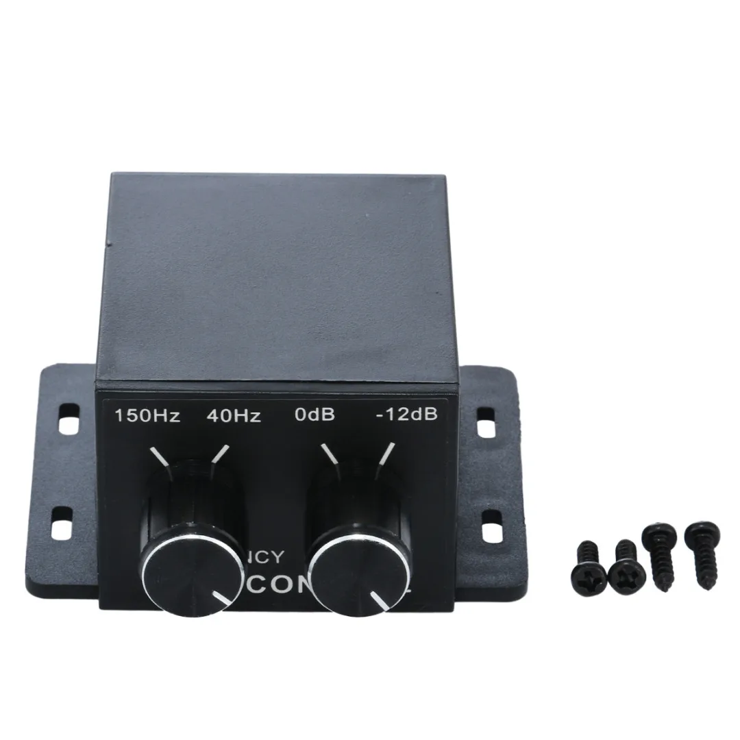Universal Car Amplifier Bass Controller 150Hz-40Hz Cars AMP 4 Gold Plated RCA Gain Level Volume Equalizer + 4pcs Screws
Universal Car Amplifier Bass Controller 150Hz-40Hz Cars AMP 4 Gold Plated RCA Gain Level Volume Equalizer + 4pcs Screws