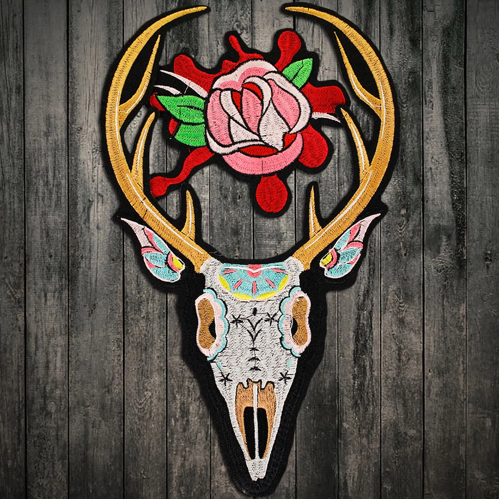 Auspicious sheep head Flowers Iron On Retro Embroidery lace applique fabric sweater clothes coat patch t-shirt diy decoration
Auspicious sheep head Flowers Iron On Retro Embroidery lace applique fabric sweater clothes coat patch t-shirt diy decoration