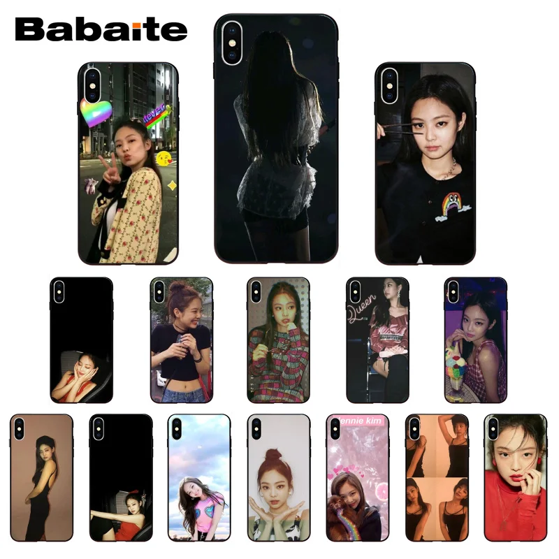 Babaite Jennie Coque Shell Phone Case for iPhone X Xs Xr XsMax 6 6s Plus 7 7plus 8 8plus 5 5s 5c SE
Babaite Jennie Coque Shell Phone Case for iPhone X Xs Xr XsMax 6 6s Plus 7 7plus 8 8plus 5 5s 5c SE
