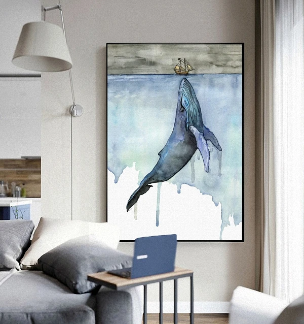 Marine Animals Nordic Modern Simple Style Whale Sailboat Poster Canvas Wall Home Decoration Combined Poster
Marine Animals Nordic Modern Simple Style Whale Sailboat Poster Canvas Wall Home Decoration Combined Poster