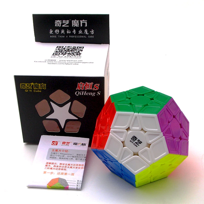 Qiyi Qiheng Megaminxeds Magic Cube Wumofang Stickerless 12 Sides Speed Cube Puzzle Cubo Magico Educational Toys For Children
Qiyi Qiheng Megaminxeds Magic Cube Wumofang Stickerless 12 Sides Speed Cube Puzzle Cubo Magico Educational Toys For Children