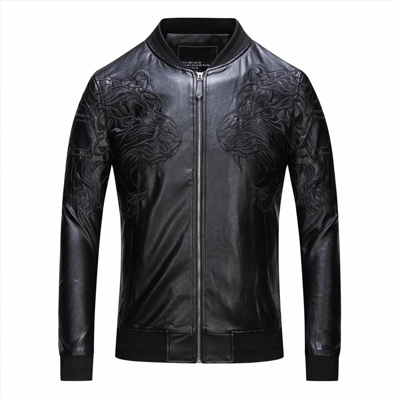 2019 Rhinestones PU Jackets Men High Street Style Stand-Neck Sudaderas Hombre Rib Sleeve Streetwear Mens Jackets and Coats M-3XL
2019 Rhinestones PU Jackets Men High Street Style Stand-Neck Sudaderas Hombre Rib Sleeve Streetwear Mens Jackets and Coats M-3XL
