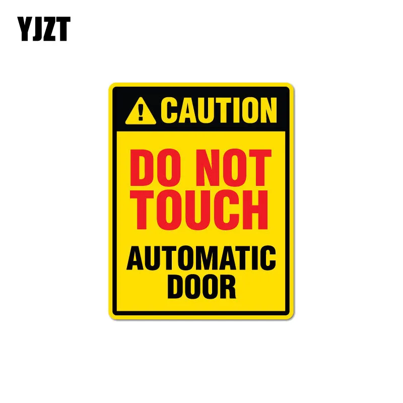 YJZT 9.1CM*11.6CM Warning Decorate Do Not Touch Automatic Door Car Sticker PVC Decal 12-0918
YJZT 9.1CM*11.6CM Warning Decorate Do Not Touch Automatic Door Car Sticker PVC Decal 12-0918