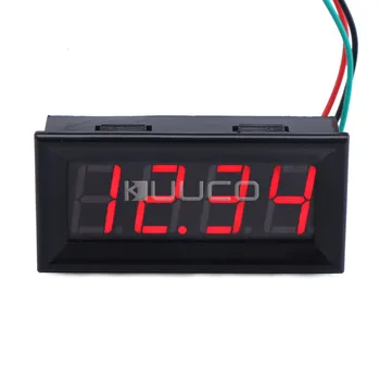 5 PCS/LOT Voltmeter/Digital Gauge DC 0~33V Voltage Meter DC 12V 24V Digital Meter/Tester for Motor/Motorcycle/Car/Battery etc
5 PCS/LOT Voltmeter/Digital Gauge DC 0~33V Voltage Meter DC 12V 24V Digital Meter/Tester for Motor/Motorcycle/Car/Battery etc