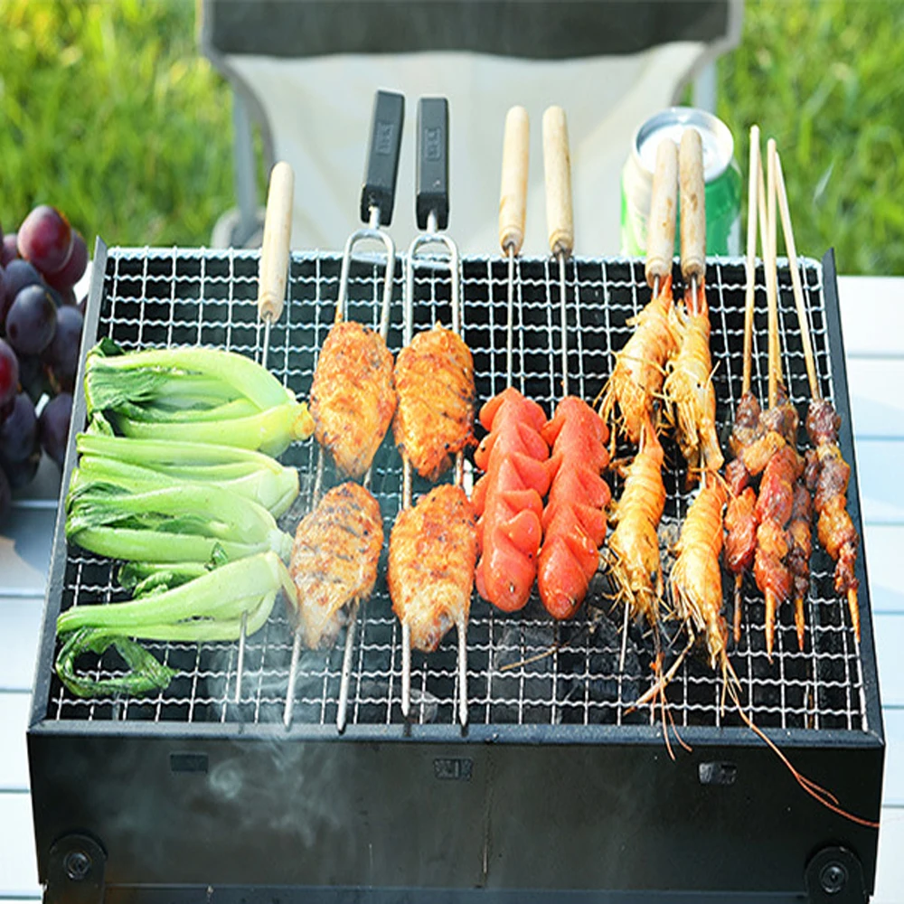 Barbecue Grill Outdoor Full Set Portable Thick Folding Grill Camping Picnic Supplies BBQ Bracket Grilled Net Carbon Plate Net
Barbecue Grill Outdoor Full Set Portable Thick Folding Grill Camping Picnic Supplies BBQ Bracket Grilled Net Carbon Plate Net
