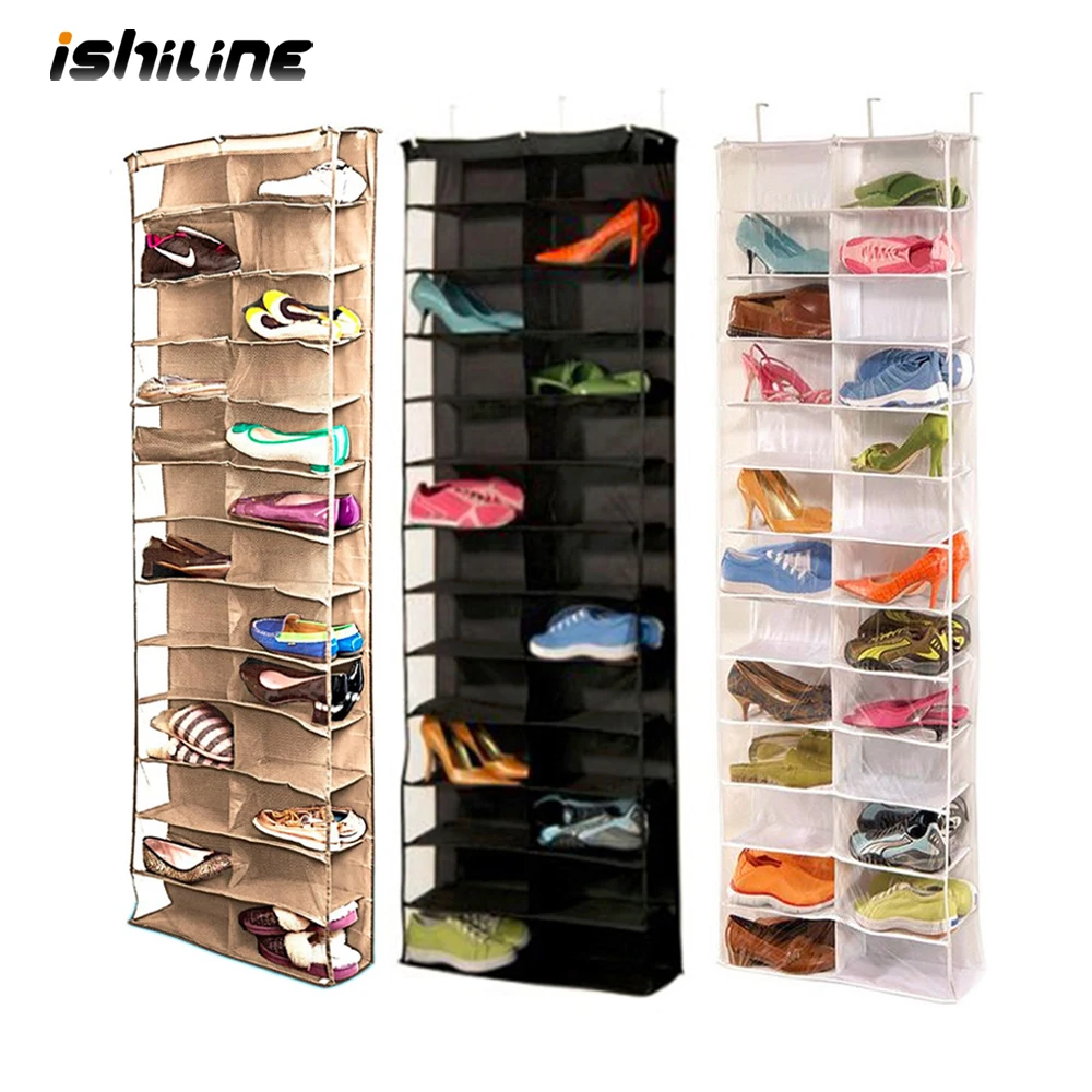 Household Useful 26 Pocket Shoe Rack Storage Organizer Holder, Folding Door Closet Hanging Space Saver with 3 Color
Household Useful 26 Pocket Shoe Rack Storage Organizer Holder, Folding Door Closet Hanging Space Saver with 3 Color