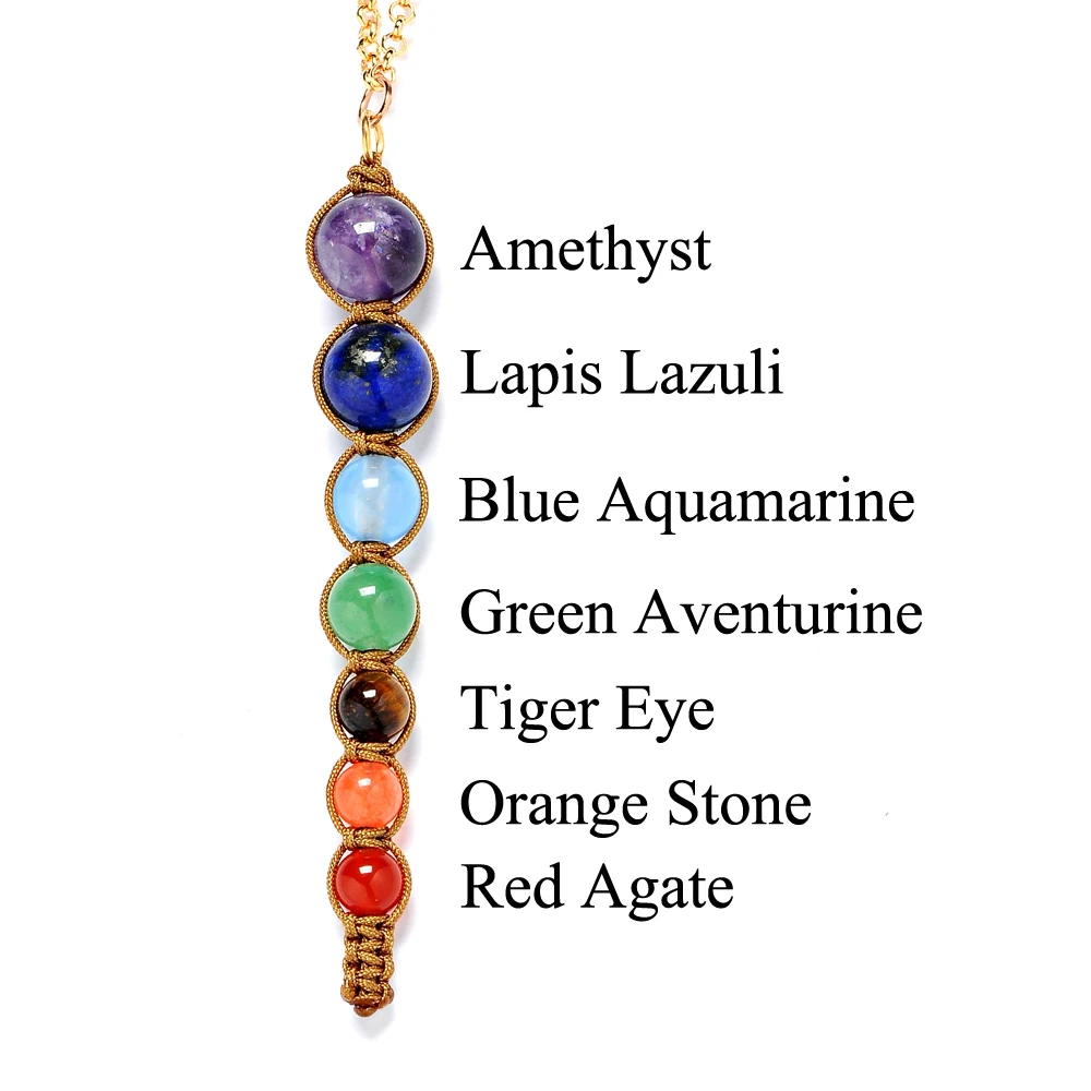 Multicolor Lava 7 Chakra Healing Balance Beads Necklace Women Necklaces & Pendants Reiki Spiritual Yoga Jewelry Pendant Necklace
Multicolor Lava 7 Chakra Healing Balance Beads Necklace Women Necklaces & Pendants Reiki Spiritual Yoga Jewelry Pendant Necklace