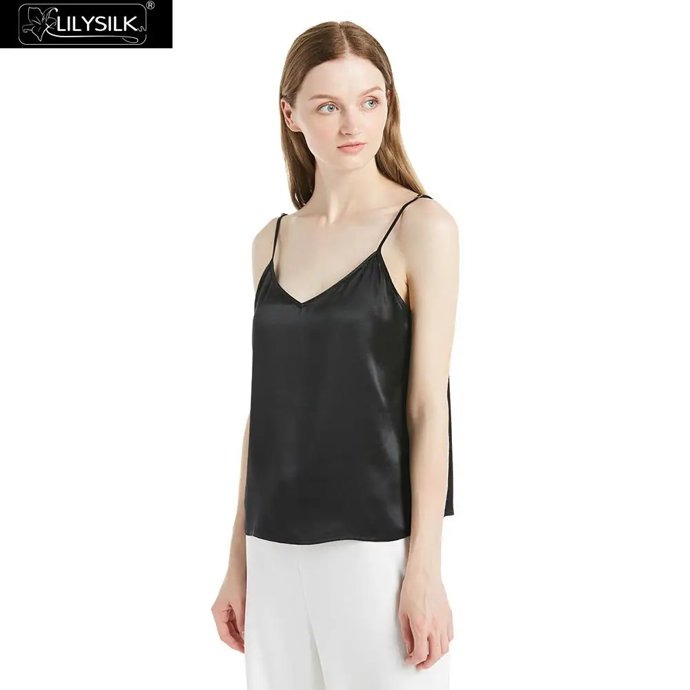 LilySilk Top Camisole V Neck Tank Vest Short Women Silk Front and Back 22MM Summer Ladies Free Shipping
LilySilk Top Camisole V Neck Tank Vest Short Women Silk Front and Back 22MM Summer Ladies Free Shipping