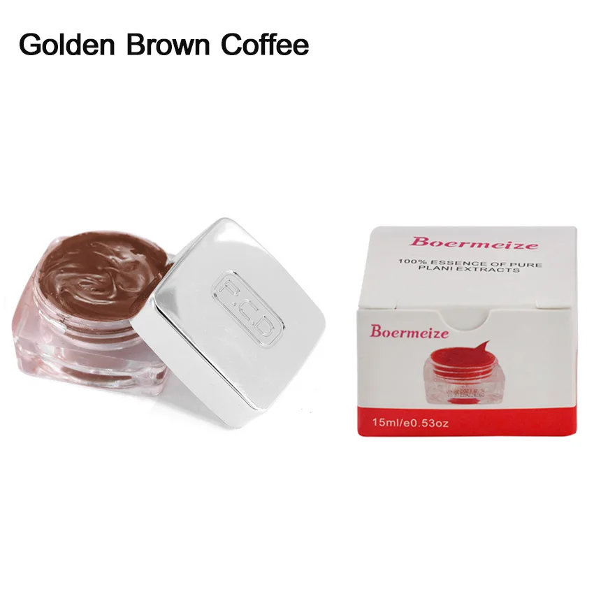 Tattoo Pigment Permanent Makeup Ink Golden Brown Coffee Non-toxic Eyebrow Microblading for Tattoo Machine Ink Cups Beauty Makeup
Tattoo Pigment Permanent Makeup Ink Golden Brown Coffee Non-toxic Eyebrow Microblading for Tattoo Machine Ink Cups Beauty Makeup