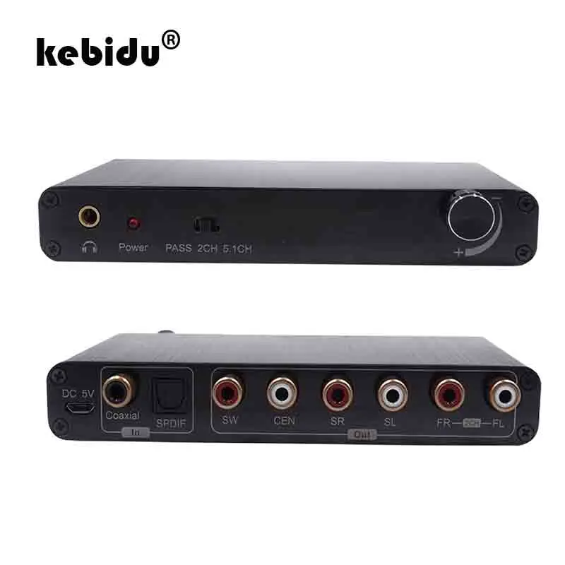 kebidu Newest AY77 Digital Audio Converter Decoder HDMI 5.1CH SPDIF Coaxial to RCA DTS AC3 digital to 5.1 Amplifier Analog
kebidu Newest AY77 Digital Audio Converter Decoder HDMI 5.1CH SPDIF Coaxial to RCA DTS AC3 digital to 5.1 Amplifier Analog