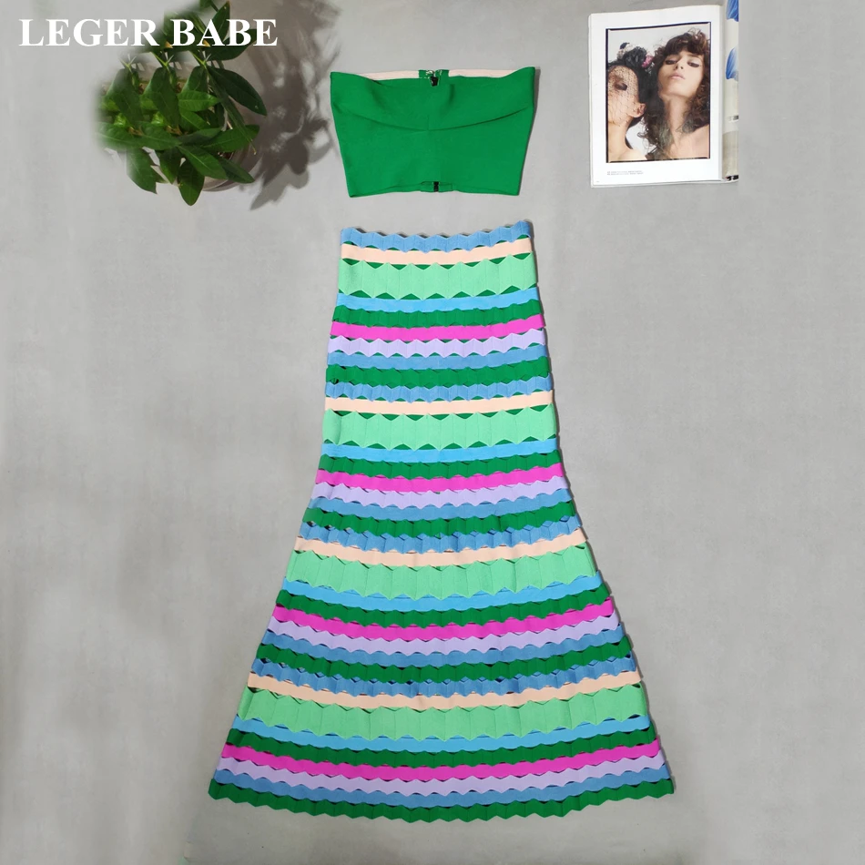 LEGER BABE Autumn Striped Women Mermaid Bodycon Vestidos Bandage Outfit 2 Two Pieces Set Strapless Top Evening Party Dress
LEGER BABE Autumn Striped Women Mermaid Bodycon Vestidos Bandage Outfit 2 Two Pieces Set Strapless Top Evening Party Dress