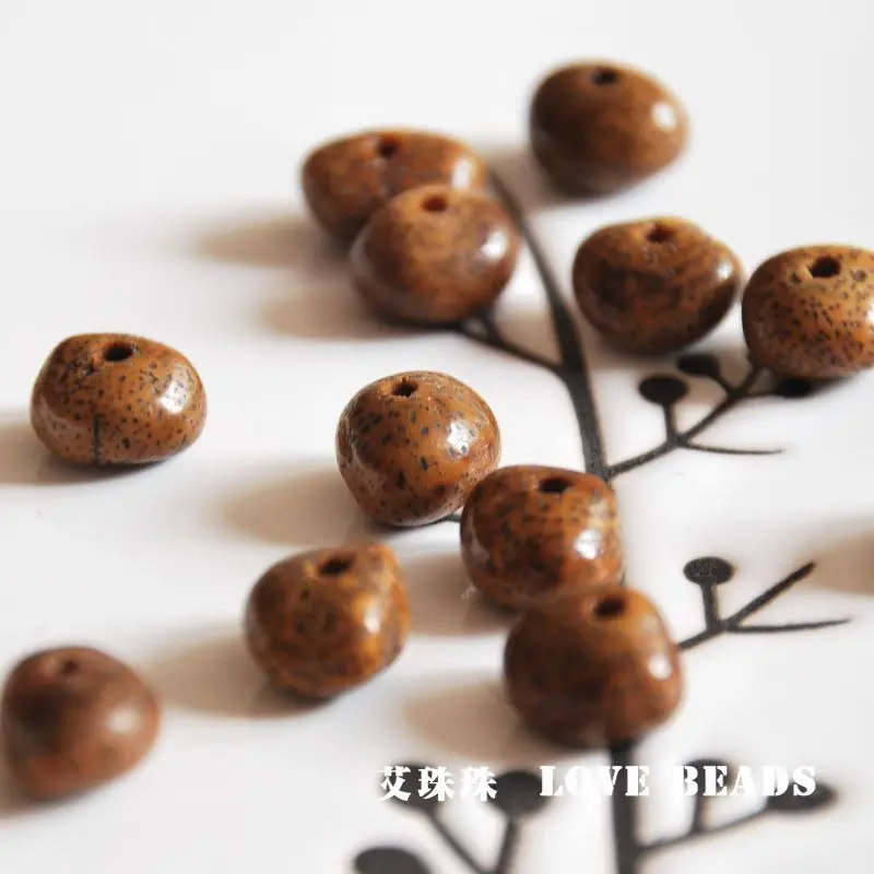 10pcs/lot Chinese Bodhi seeds Buddhist mala beads brown 10mm bracelet necklace earing jewelry craft findings handmade materials-
10pcs/lot Chinese Bodhi seeds Buddhist mala beads brown 10mm bracelet necklace earing jewelry craft findings handmade materials-