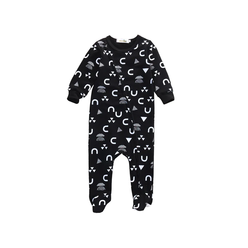 2018 Toddler Infant Baby Boys Girls Cotton Long Sleeve O-Neck Zipper Cartoon Pattern Print Black Casual Romper Outfit 0-18M 
2018 Toddler Infant Baby Boys Girls Cotton Long Sleeve O-Neck Zipper Cartoon Pattern Print Black Casual Romper Outfit 0-18M
