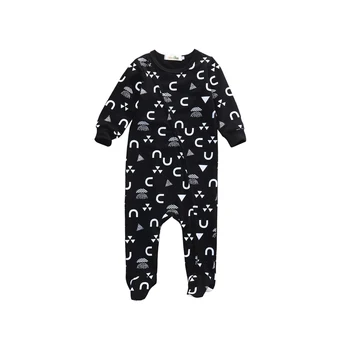 2018 Toddler Infant Baby Boys Girls Cotton Long Sleeve O-Neck Zipper Cartoon Pattern Print Black Casual Romper Outfit 0-18M
2018 Toddler Infant Baby Boys Girls Cotton Long Sleeve O-Neck Zipper Cartoon Pattern Print Black Casual Romper Outfit 0-18M