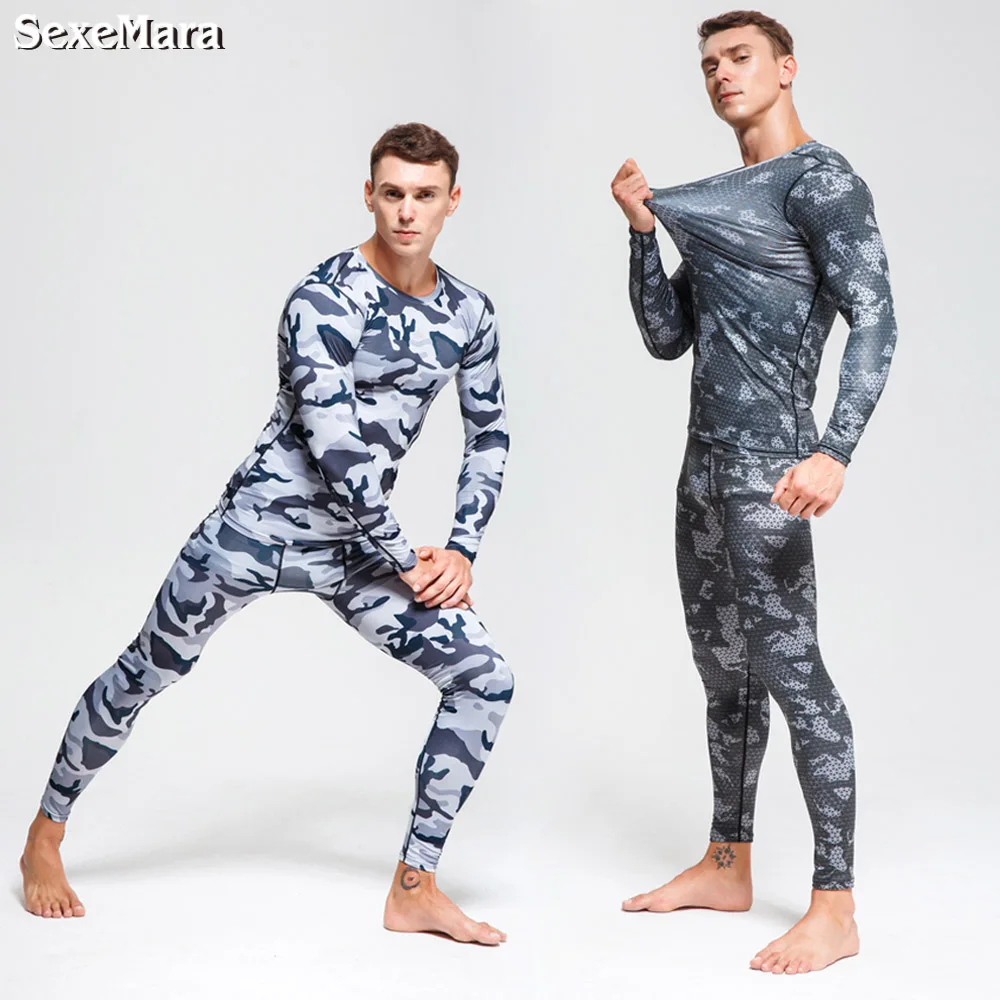 2019 Gym Tights Long Johns Men's Compression Camouflage Sportswear Set training Suit Clothing For Men Clothes Underwear Rashgard
2019 Gym Tights Long Johns Men's Compression Camouflage Sportswear Set training Suit Clothing For Men Clothes Underwear Rashgard