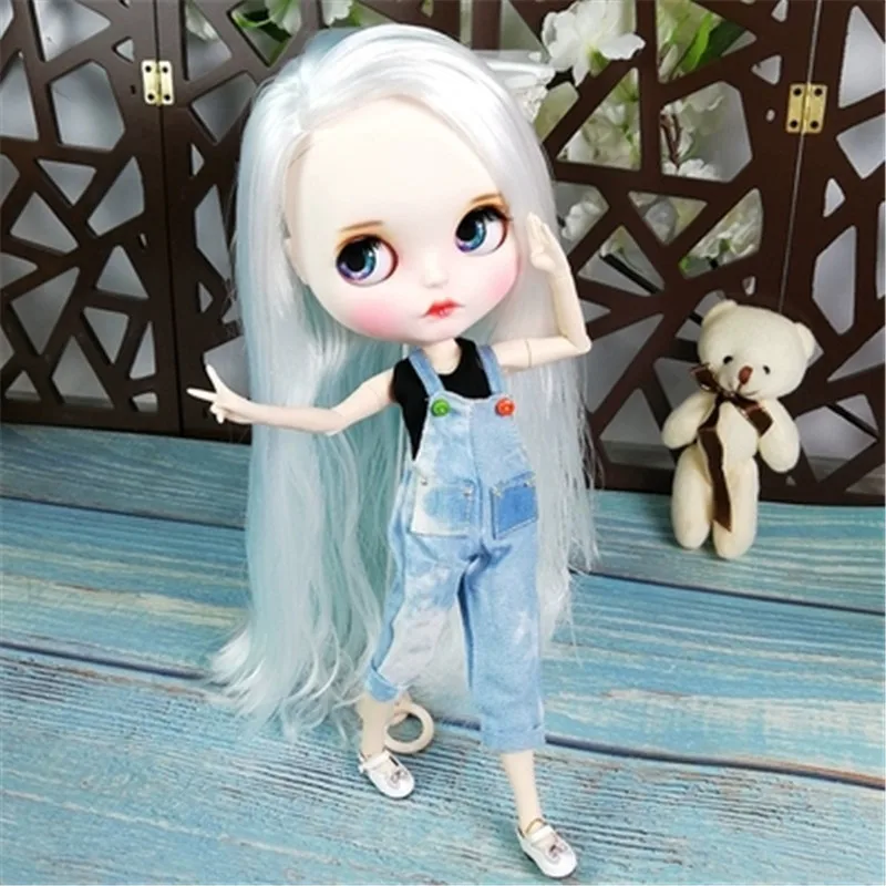 30cm 12'' BJD Doll With Silver Hair Wig And Clothes Blyth Body Joint Girl Doll For Sale Freely Face Up And Dressing Girl Gift
30cm 12'' BJD Doll With Silver Hair Wig And Clothes Blyth Body Joint Girl Doll For Sale Freely Face Up And Dressing Girl Gift