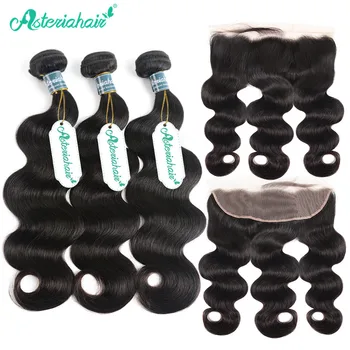 Brazilian Body Wave Bundles With Frontal Pre plucked 3 PCS Human Hair Weave Bundles With Lace Frontal Closure Asteria Remy Hair
Brazilian Body Wave Bundles With Frontal Pre plucked 3 PCS Human Hair Weave Bundles With Lace Frontal Closure Asteria Remy Hair