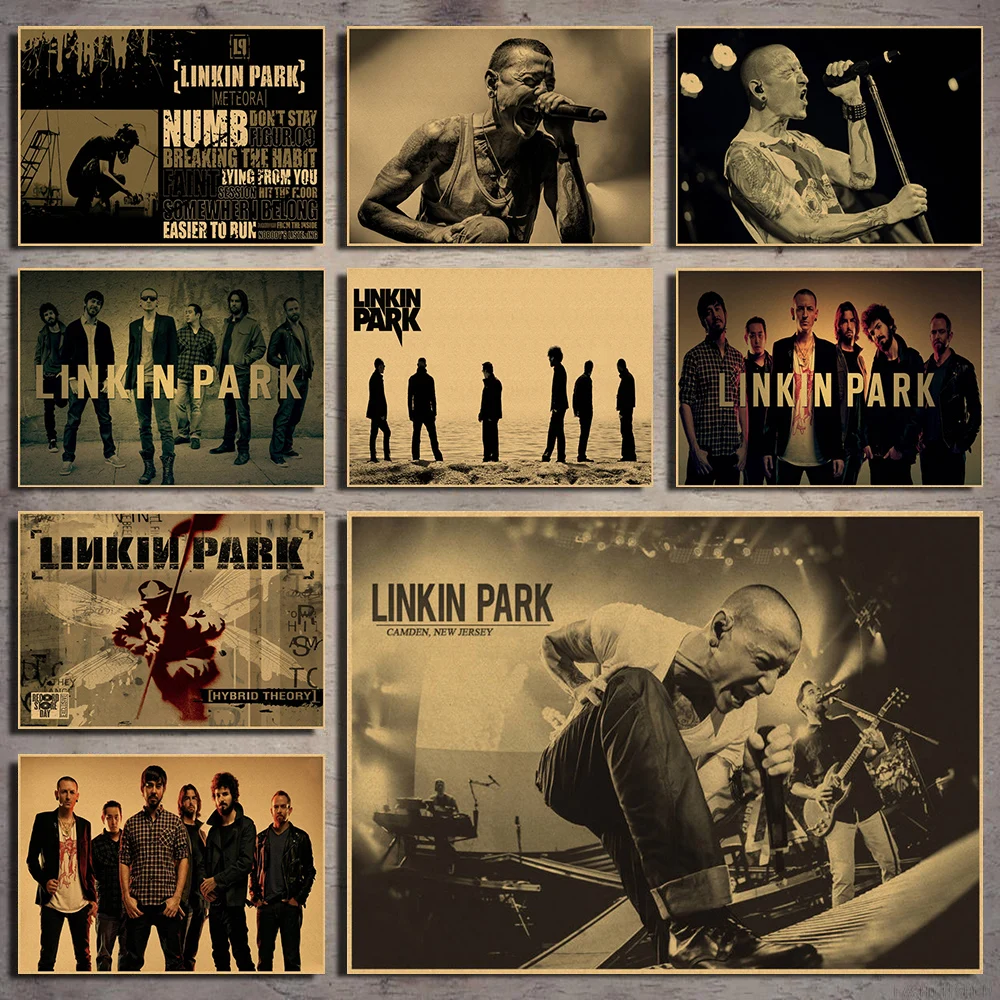 Vintage Retro Linkin park rock band music Guitar Matte Kraft Paper Antique Poster Wall Sticker Home Decora
Vintage Retro Linkin park rock band music Guitar Matte Kraft Paper Antique Poster Wall Sticker Home Decora
