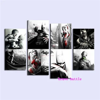 Batman Joker Harley Quinn 4 Pieces Canvas Painting Print Living Room Home Decor Modern Wall Art Oil Painting
Batman Joker Harley Quinn 4 Pieces Canvas Painting Print Living Room Home Decor Modern Wall Art Oil Painting