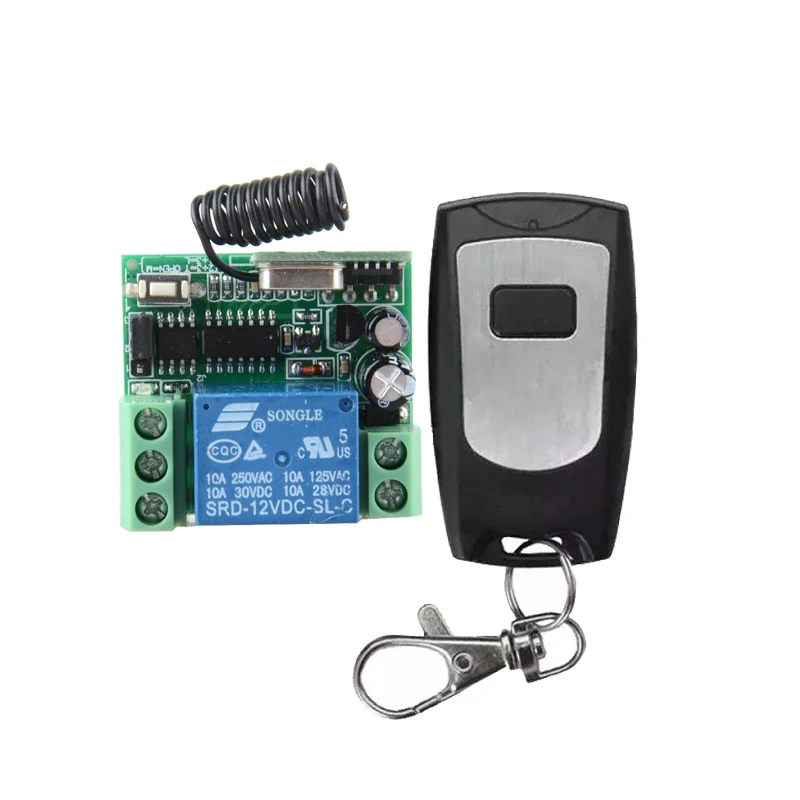 Wireless RF Remote Control Switch DC 12V 10A 1 CH Waterproof Transmitter With Battery+ Receiver+Case
Wireless RF Remote Control Switch DC 12V 10A 1 CH Waterproof Transmitter With Battery+ Receiver+Case