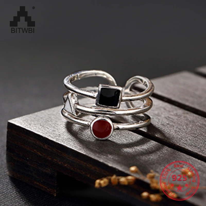 Three Layer 925 Sterling Silver Rings Antique Fashion Thai Silver Zircon Open Ladies Ring Designs Jewelry
Three Layer 925 Sterling Silver Rings Antique Fashion Thai Silver Zircon Open Ladies Ring Designs Jewelry