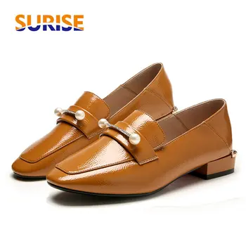 British Rhinestone Pearl Women Loafers Patent Leather Square Toe Flats Casual Office Moccassins Slip-on Mules Dress Ladies Shoes
British Rhinestone Pearl Women Loafers Patent Leather Square Toe Flats Casual Office Moccassins Slip-on Mules Dress Ladies Shoes