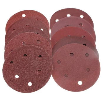 50pcs Sanding Paper 125mm 6" Hook Loop with 8 Hole Sand Pads Set Sander Disc Abrasives for Polish Machine
50pcs Sanding Paper 125mm 6" Hook Loop with 8 Hole Sand Pads Set Sander Disc Abrasives for Polish Machine