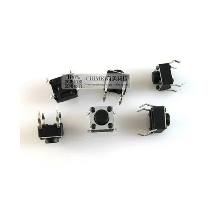 1000pcs Tactile Push Button Switch Momentary Tact 6x6x5mm 6*6*5mmDIP Through-Hole 4pin
1000pcs Tactile Push Button Switch Momentary Tact 6x6x5mm 6*6*5mmDIP Through-Hole 4pin