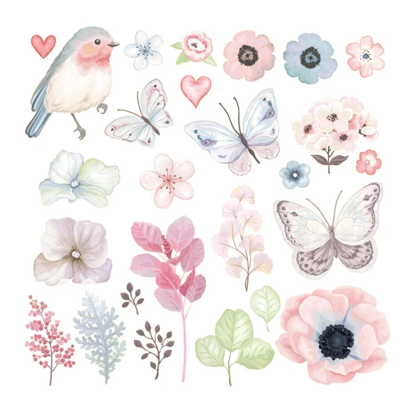 Flower Bird Heat Transfers Iron On Patches For T-shirt DIY Craft Stickers Applications For Clothes Decorative Appliques 47011
Flower Bird Heat Transfers Iron On Patches For T-shirt DIY Craft Stickers Applications For Clothes Decorative Appliques 47011