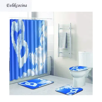 Free Shipping 4pcs Two White Cloud Love Heart Banyo Paspas Bathroom Carpet Toilet Bath Mat Set Tapis Salle De Bain Alfombra Bano
Free Shipping 4pcs Two White Cloud Love Heart Banyo Paspas Bathroom Carpet Toilet Bath Mat Set Tapis Salle De Bain Alfombra Bano