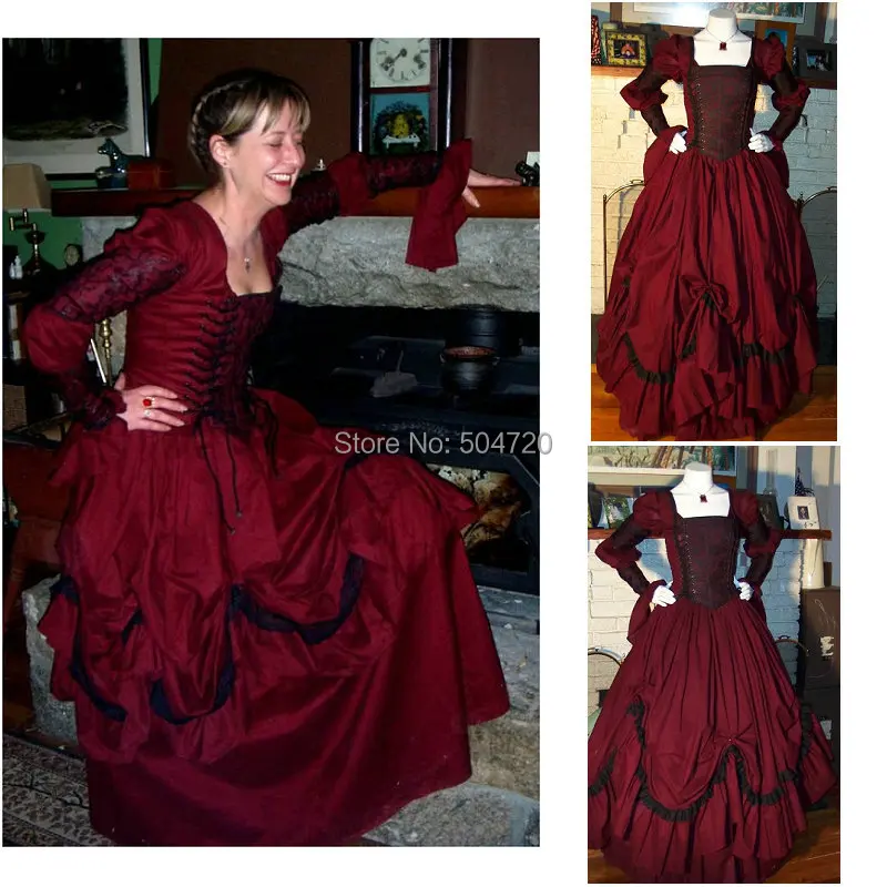 Custom-madeR-302 19 century Vintage costume 1860S Victorian Lolita/Civil War Southern Belle Ball Halloween dresses All size
Custom-madeR-302 19 century Vintage costume 1860S Victorian Lolita/Civil War Southern Belle Ball Halloween dresses All size