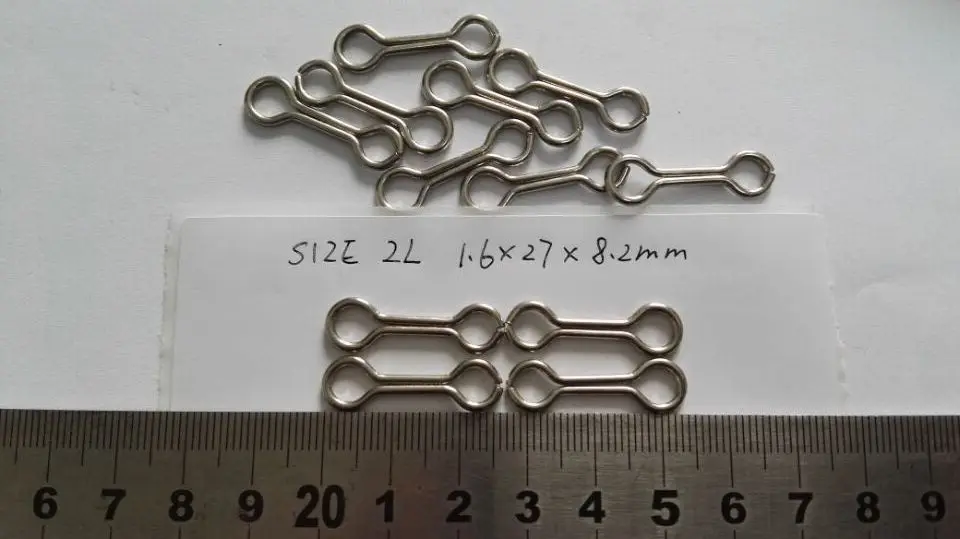 100pcs Size 2L DO-IT Mould Loops -Lead Loops Fishing Sinker Eyes Lead Making Nickel Color
100pcs Size 2L DO-IT Mould Loops -Lead Loops Fishing Sinker Eyes Lead Making Nickel Color