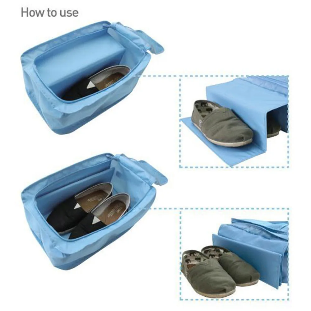 Convenient Travel Storage Bag Nylon 6 Colors Portable Organizer Bags Shoe Sorting Pouch multifunction 14