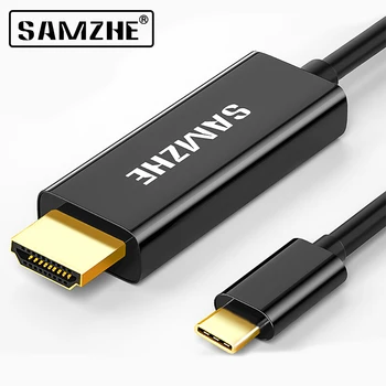 SAMZHE USB 3.1 USB C to HDMI Cable Type C to HDMI Converter 4K 30Hz UHD External Video Graphics Extend Cable/Adapter 1.2m
SAMZHE USB 3.1 USB C to HDMI Cable Type C to HDMI Converter 4K 30Hz UHD External Video Graphics Extend Cable/Adapter 1.2m