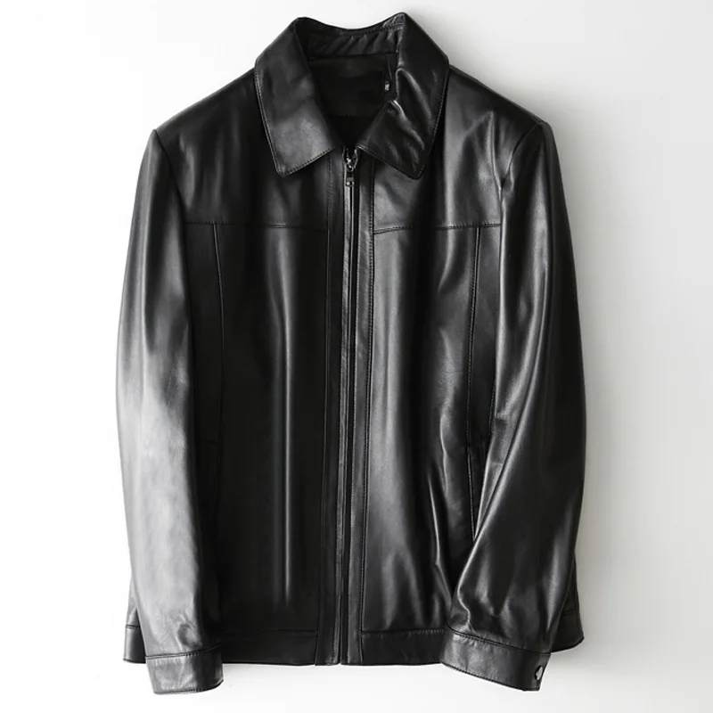 YOLANFAIRY 100% Real Sheepskin Coat Genuine Leather Jacket Short Slim Jackets for Men Outerwear Jaqueta De Couro CJX801A MF050
YOLANFAIRY 100% Real Sheepskin Coat Genuine Leather Jacket Short Slim Jackets for Men Outerwear Jaqueta De Couro CJX801A MF050