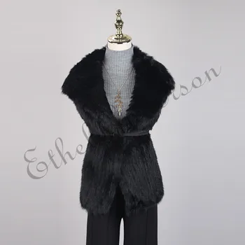 Lady Knitted Fur Vest Gilet Waistcoat Real Rabbit Fur Casual Jacket Coat Highly Recommend Outerwear Clothing Spring Autumn
Lady Knitted Fur Vest Gilet Waistcoat Real Rabbit Fur Casual Jacket Coat Highly Recommend Outerwear Clothing Spring Autumn