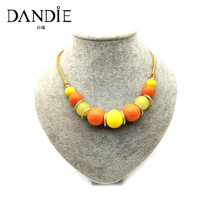 Dandie Short New Arrival Acrylic Bead Necklace, WIth Gold Spacer Jewelry, Muti-color Available
Dandie Short New Arrival Acrylic Bead Necklace, WIth Gold Spacer Jewelry, Muti-color Available