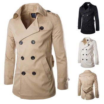 Y016 NEW Fashion Spring &Autumn Men's Clothing Original Coat Men 100% cotton Overcoat Double Breasted Trench Coat
Y016 NEW Fashion Spring &Autumn Men's Clothing Original Coat Men 100% cotton Overcoat Double Breasted Trench Coat