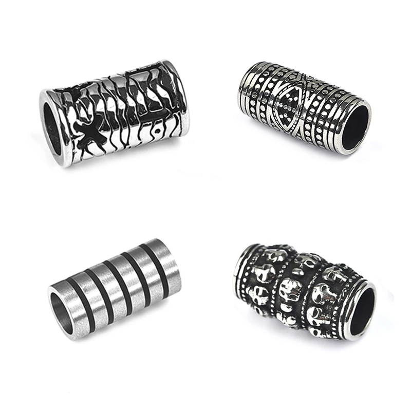 Stainless Steel Charms Beads For Jewelry Making DIY Leather Bracelet Beads Hand Made Craft Jewelry Findings Slider Spacer Bead
Stainless Steel Charms Beads For Jewelry Making DIY Leather Bracelet Beads Hand Made Craft Jewelry Findings Slider Spacer Bead