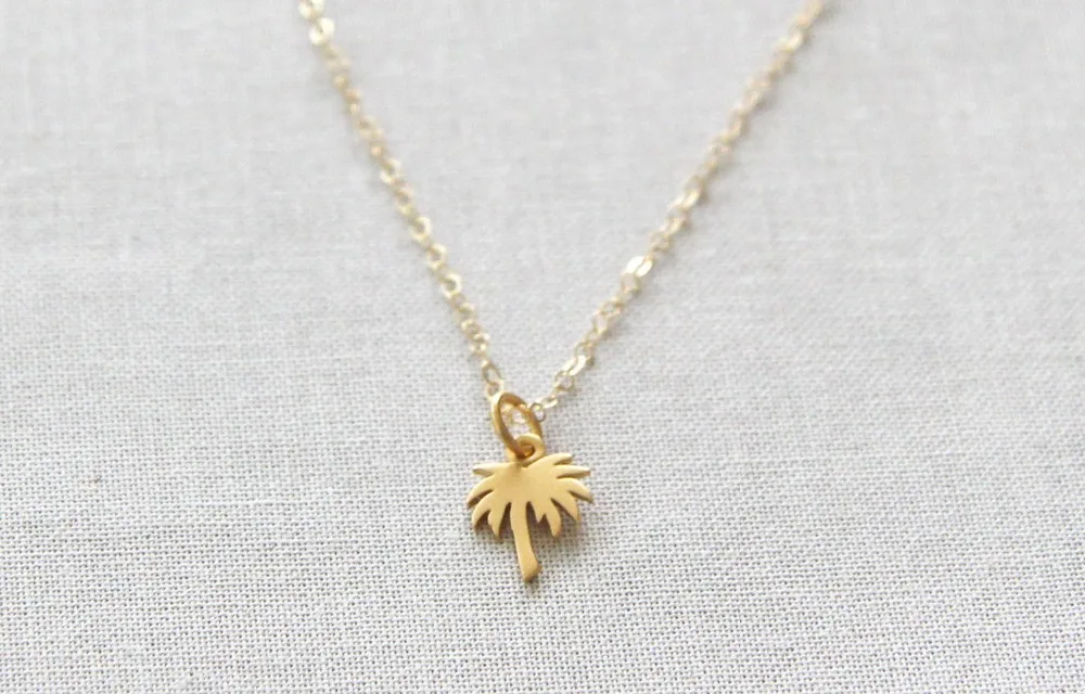 Tiny Palm Trees Chain necklace Cute Lovely Plant Palm Fashion Necklaces Pendant for Women Girls Best Gift
Tiny Palm Trees Chain necklace Cute Lovely Plant Palm Fashion Necklaces Pendant for Women Girls Best Gift