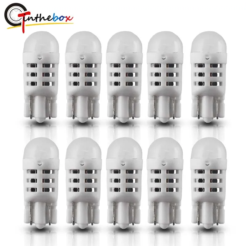 Gtinthebox 10pcs T10 W5W 194 168 LED Car Parking Side License Plate Bulb Interior Reading Lamp Wedge Dome Turn Signal Light 12V
Gtinthebox 10pcs T10 W5W 194 168 LED Car Parking Side License Plate Bulb Interior Reading Lamp Wedge Dome Turn Signal Light 12V