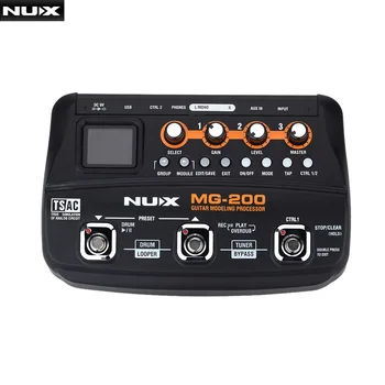 NUX MG-200 Guitar Modeling Processor Guitar Multi-effects Processor with 55 Effect Models EU Plug Top Quality
NUX MG-200 Guitar Modeling Processor Guitar Multi-effects Processor with 55 Effect Models EU Plug Top Quality